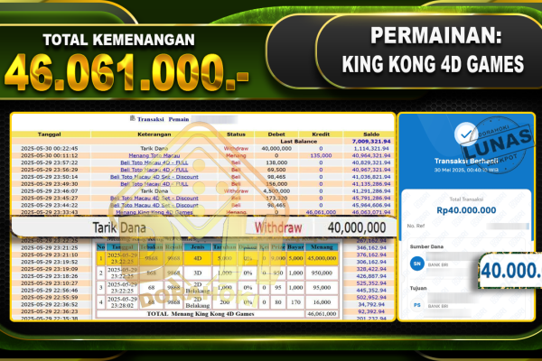 KING KOND 4D GAMES