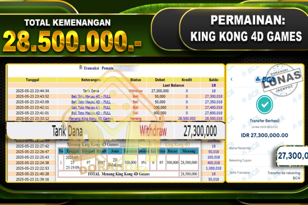 KING KONG 4D GAMES