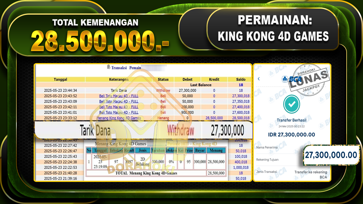 KING KONG 4D GAMES