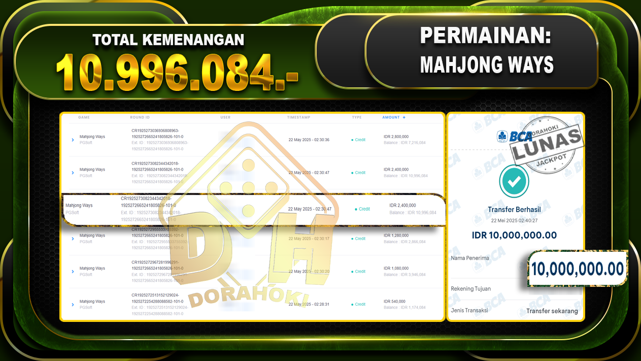 MAHJONG WAYS