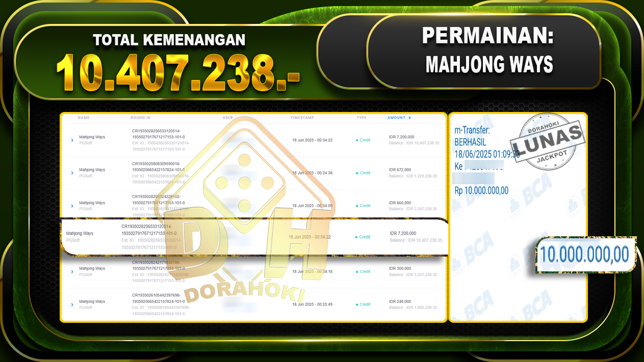 MAHJONG WAYS