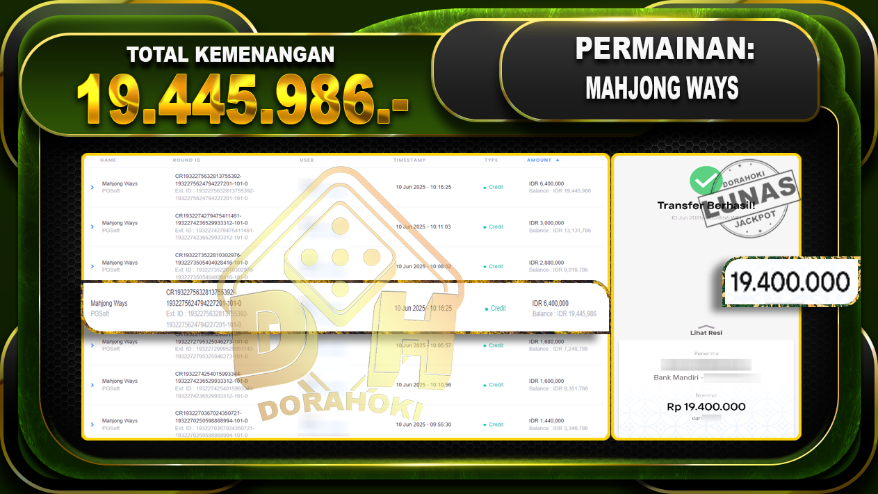 MAHJONG WAYS