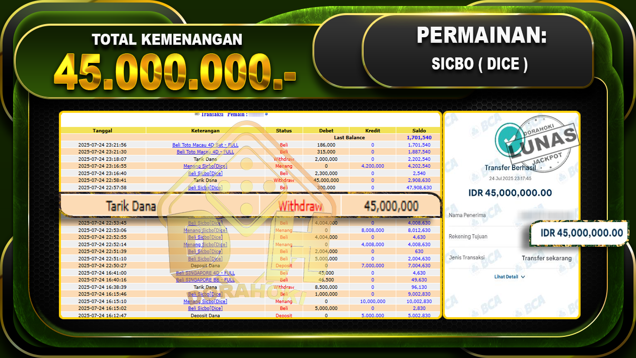 Sicbo[Dice]
