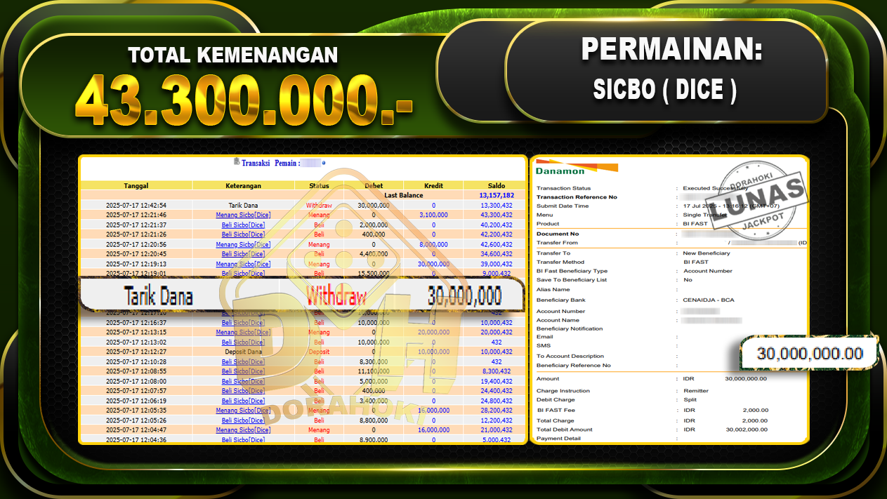 Sicbo[Dice